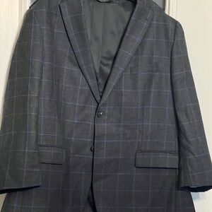 Jos. A. Bank Dark Gray Plaid Blazer